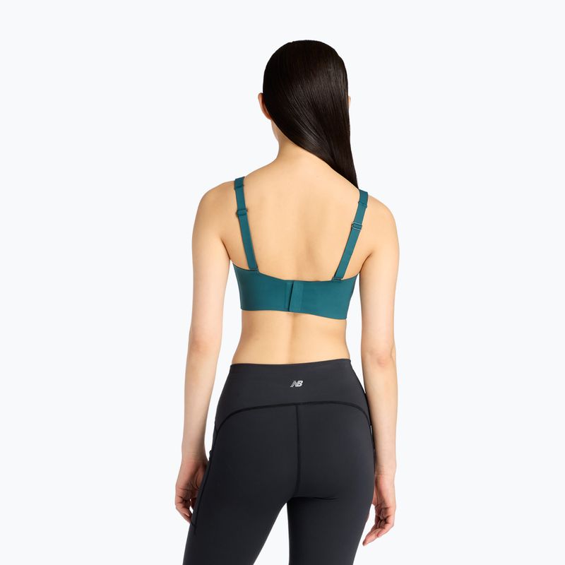 Fitness podprsenka New Balance NB RC medusa green 3