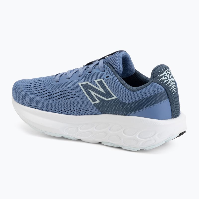 Dámske bežecké topánky New Balance Fresh Foam 520's V9 fairweather blue/vinte indigo/glint blue 3
