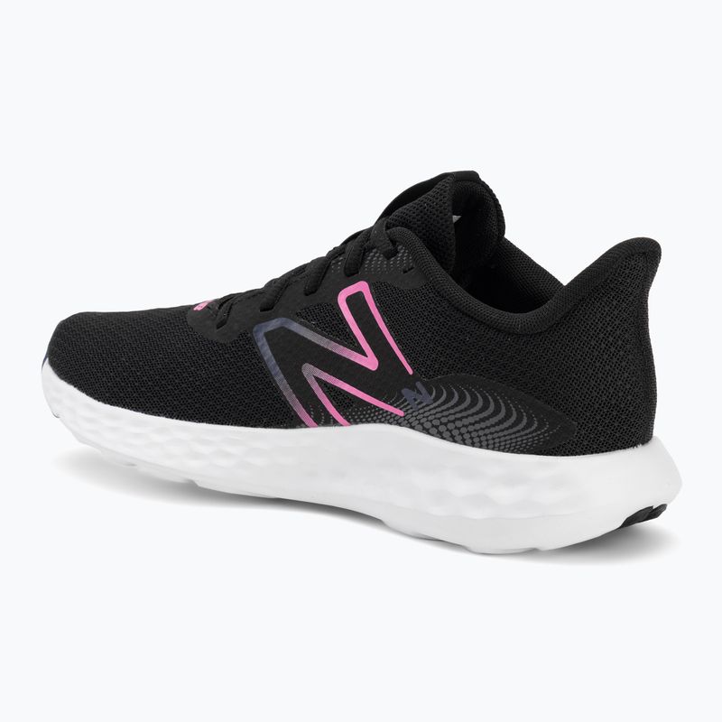 Dámske bežecké topánky New Balance Fresh Foam 411's V3 black/real pink/blue oyster 3