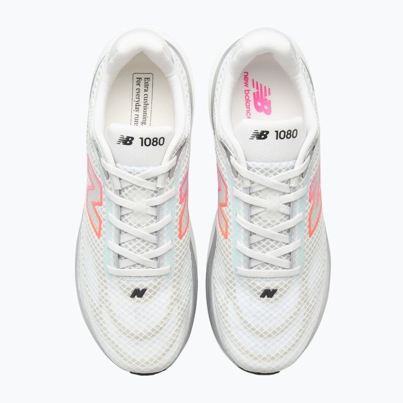 Pánske bežecké topánky New Balance 1080'S V15 103 white/pink heat/tangerine heat 3