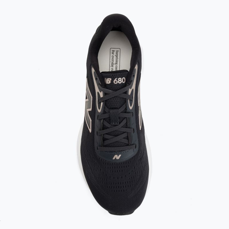 Dámske bežecké topánky New Balance Fresh Foam 680's V9 black/phantom/champagne metallic 5