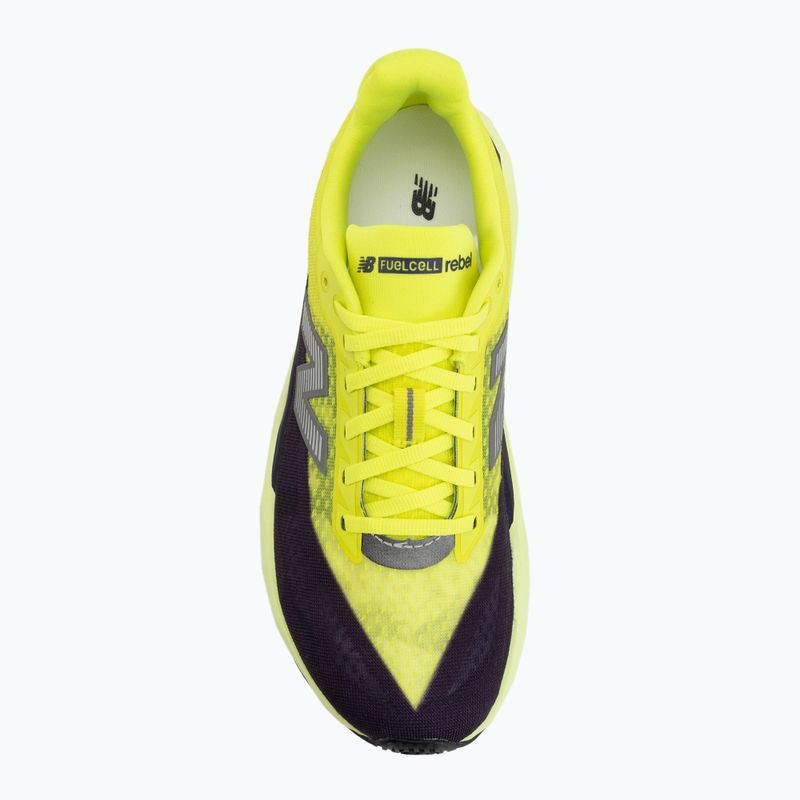 Dámske bežecké topánky New Balance FuelCell Rebel V5 alkaline green/boyseerry/dark silver metallic 5