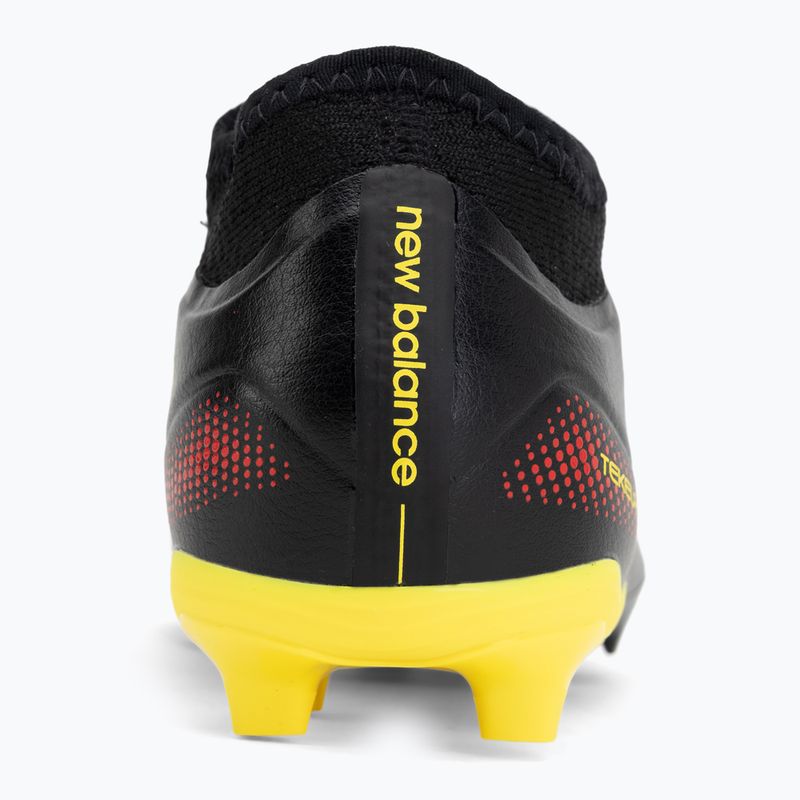 Detské kopačky New Balance Tekela Team V5 black 100/punch yellow/fire cracker 6