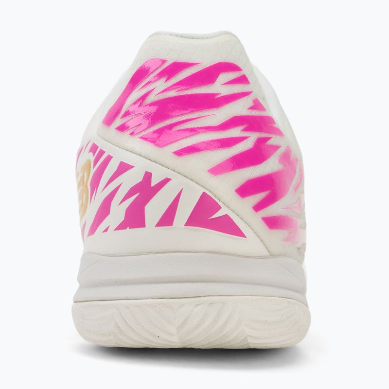 Futbalové kopačky New Balance Furon Pro V8 IN pink heat/sea salt/gold metallic 6