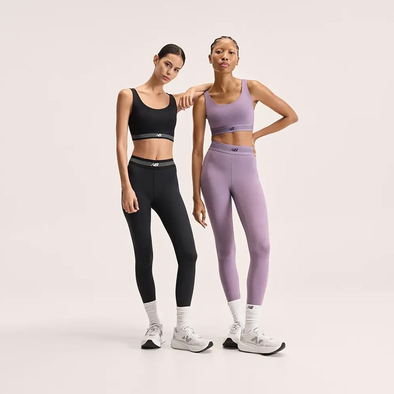 Dámske legíny New Balance AC 25" black/white 12