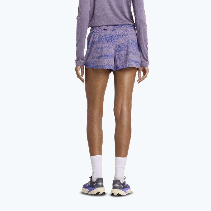 Dámske bežecké šortky New Balance RC Printed 3" candided violet 2