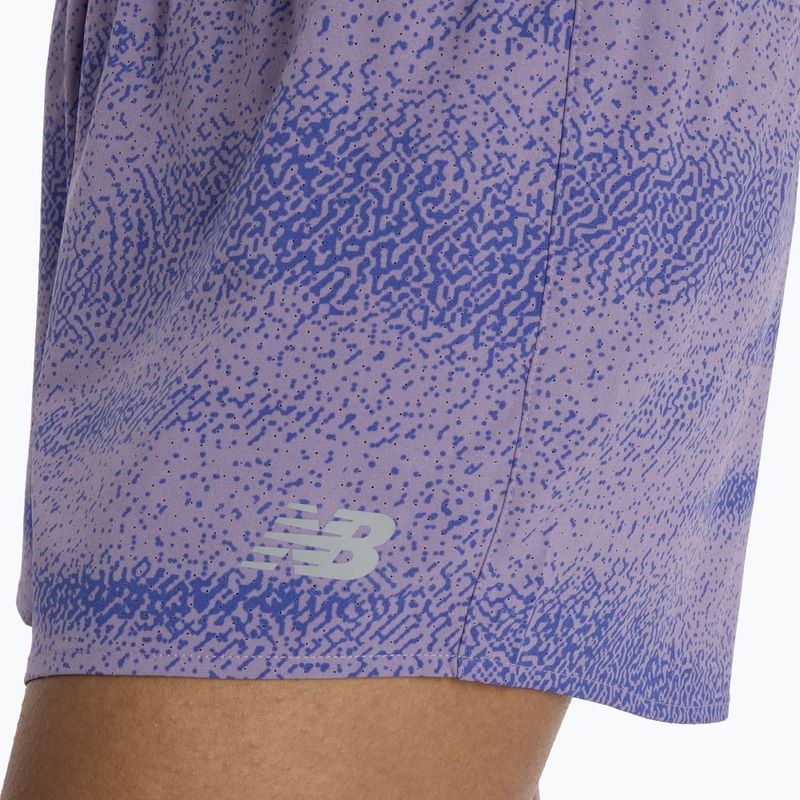 Dámske bežecké šortky New Balance RC Printed 3" candided violet 6