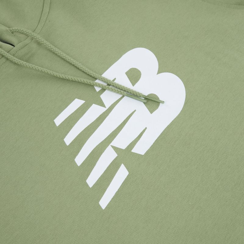 Pánska mikina New Balance Core Brushed Hoodie oregano 8