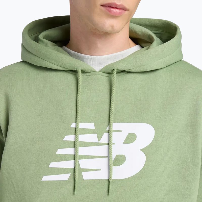 Pánska mikina New Balance Core Brushed Hoodie oregano 4