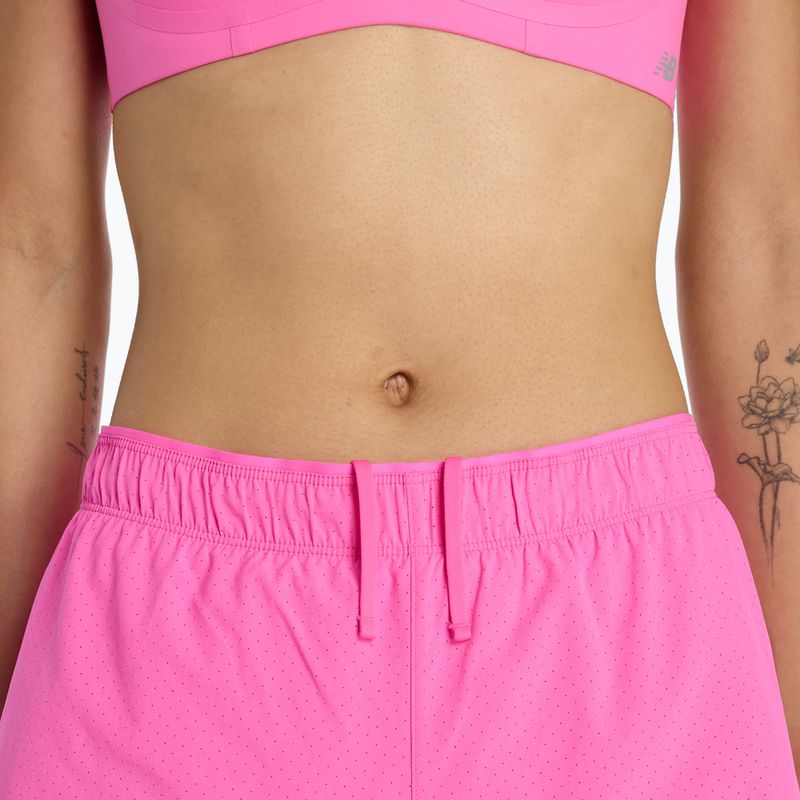 Dámske šortky New Balance RC Seamless 3" pink heat 3