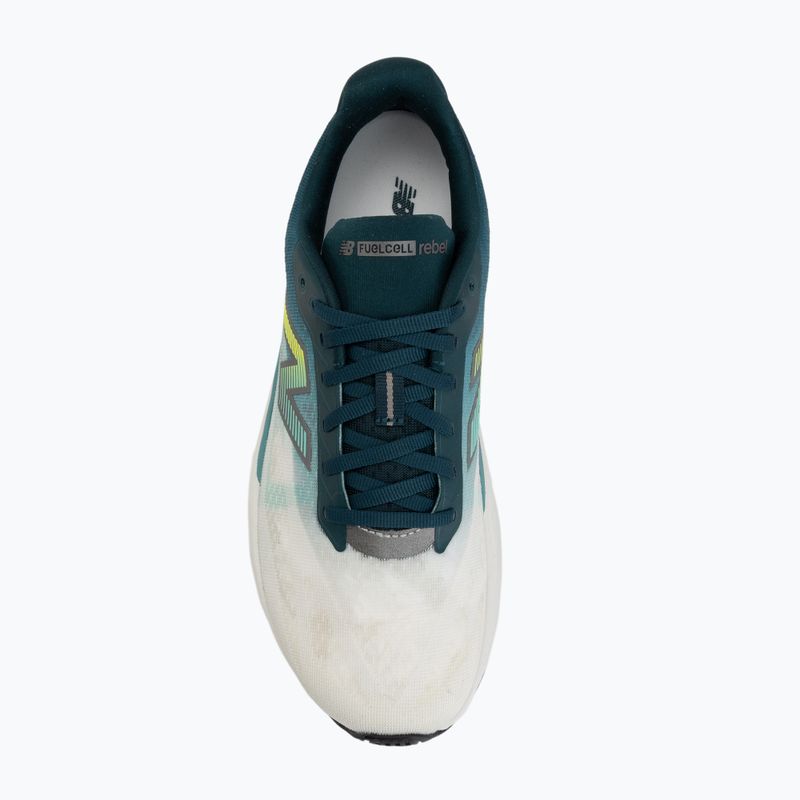 Pánske bežecké topánky New Balance FuelCell Rebel V5 medusa green/faded teal 5