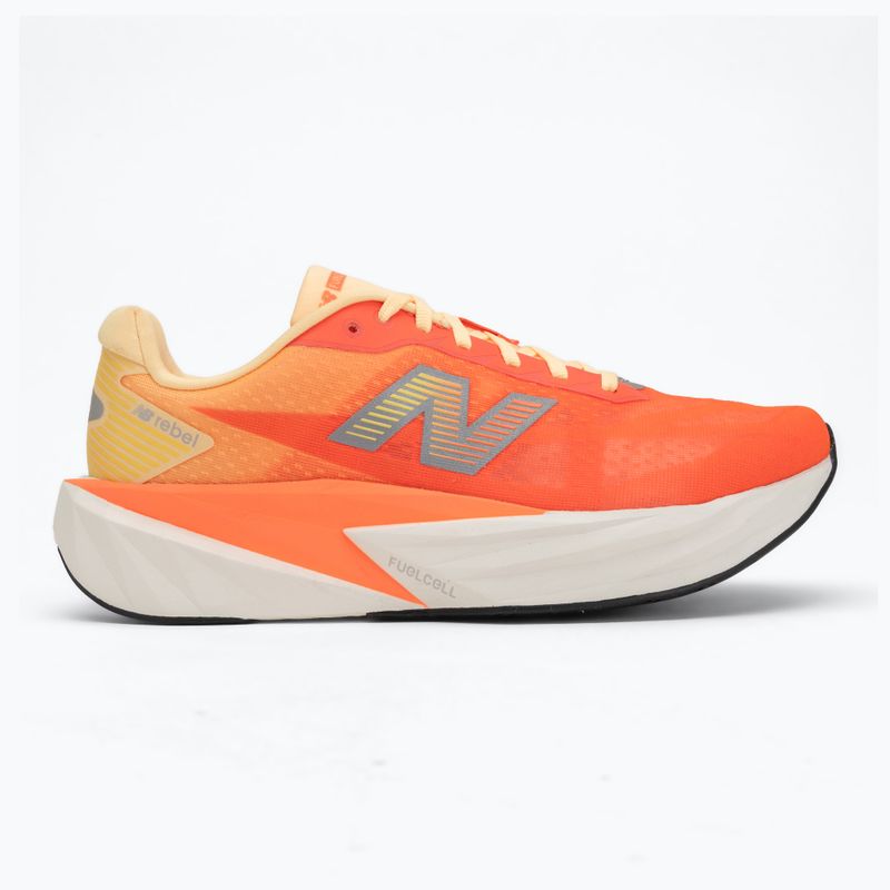 Pánske bežecké topánky   New Balance FuelCell Rebel V5 tangerine heat/silver metallic 2