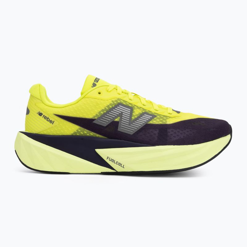 Pánske bežecké topánky New Balance FuelCell Rebel V5 alkaline green/boyseerry/dark silver metallic 2