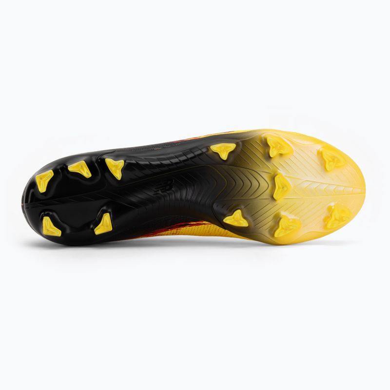 Futbalové kopačky New Balance Furon Elite V8 FG punch yellow/black 100/fire cracker 4