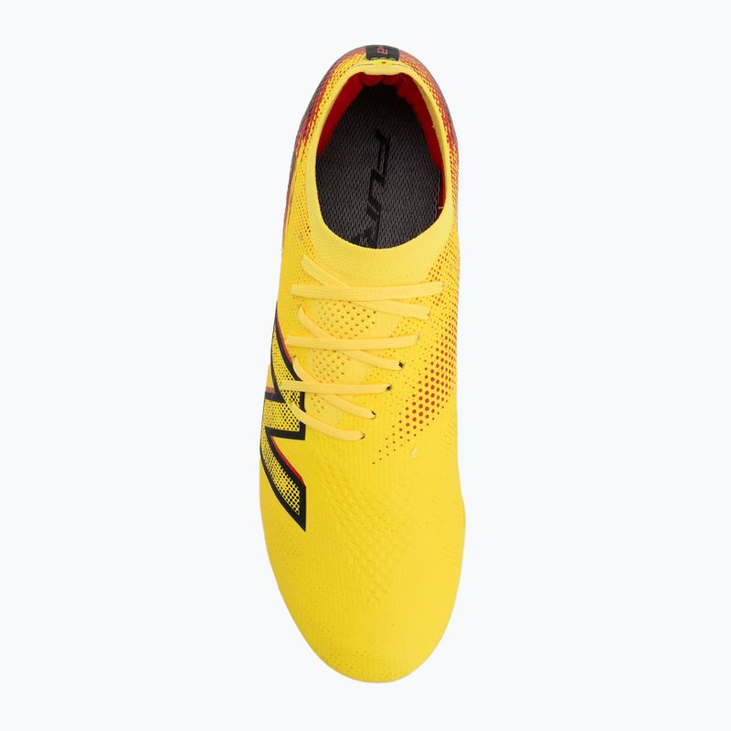 Futbalové kopačky New Balance Furon Elite V8 FG punch yellow/black 100/fire cracker 5