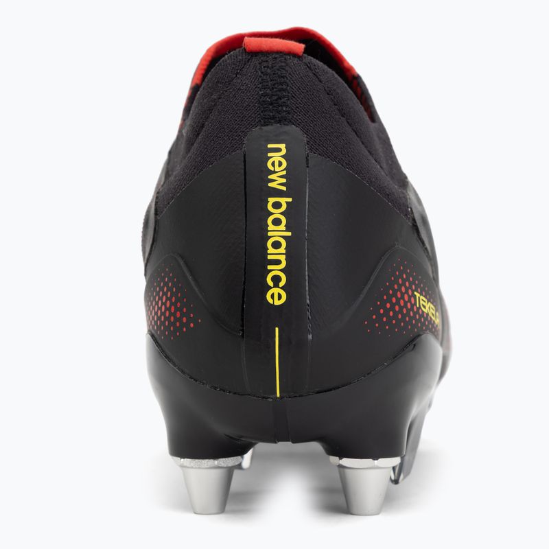 Futbalové kopačky New Balance Tekela Elite Low V5 SG black 100/punch yellow/fire cracker 6