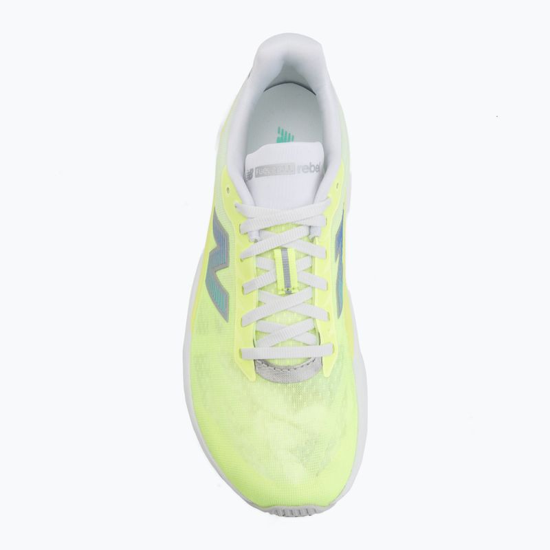 Dámske bežecké topánky New Balance FuelCell Rebel V5 afterglow/deep end 5