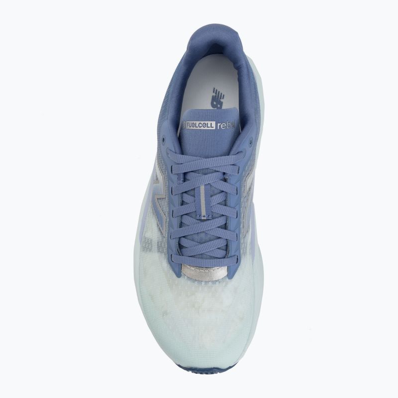 Dámske bežecké topánky New Balance FuelCell Rebel V5 fairweather blue/glint blue 5