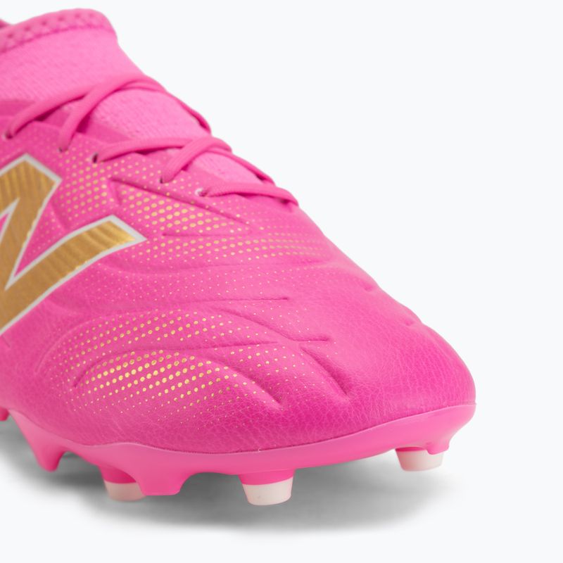 Detské kopačky New Balance Tekela Team V5 pink heat/metallic gold/pink satin 7