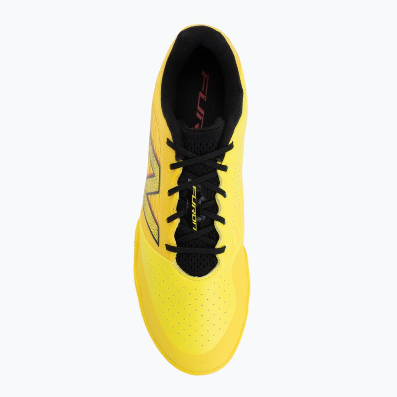 Futbalové kopačky New Balance Furon Pro V8 IN punch yellow/black 100/fire cracker 5