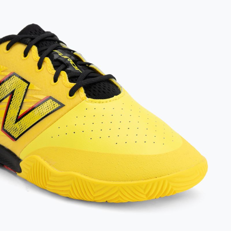 Futbalové kopačky New Balance Furon Pro V8 IN punch yellow/black 100/fire cracker 7
