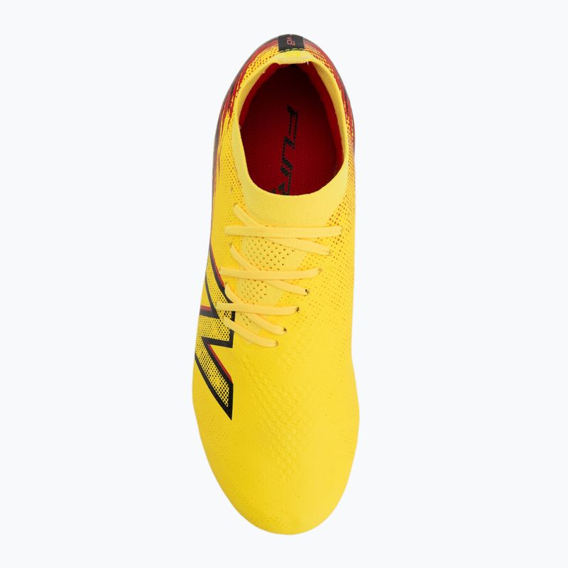 Futbalové kopačky New Balance Furon Pro V8 FG punch yellow/black 100/fire cracker 5