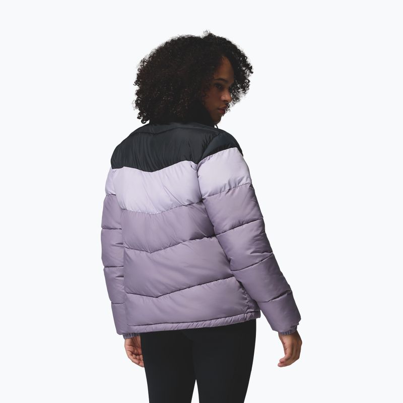 Dámska zateplená bunda Columbia Puffect II Colorblock shale purple/lavender pearl/black 3