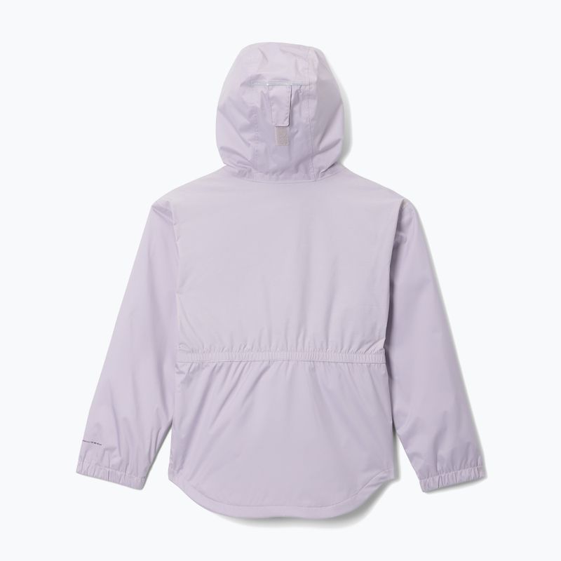 Detská bunda do dažďa Columbia Rainy Trails II Fleece lavender pearl 2