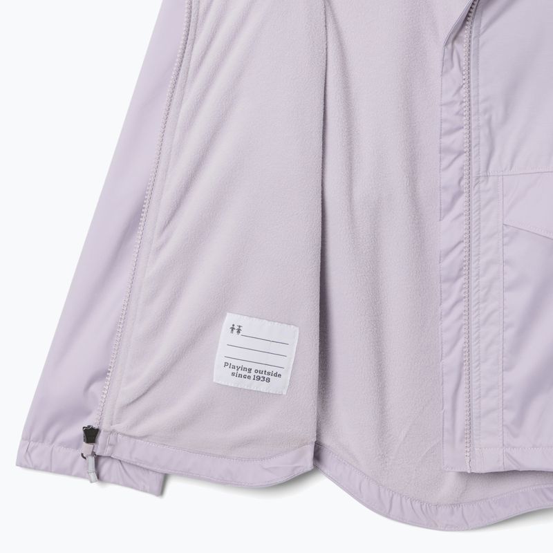 Detská bunda do dažďa Columbia Rainy Trails II Fleece lavender pearl 3