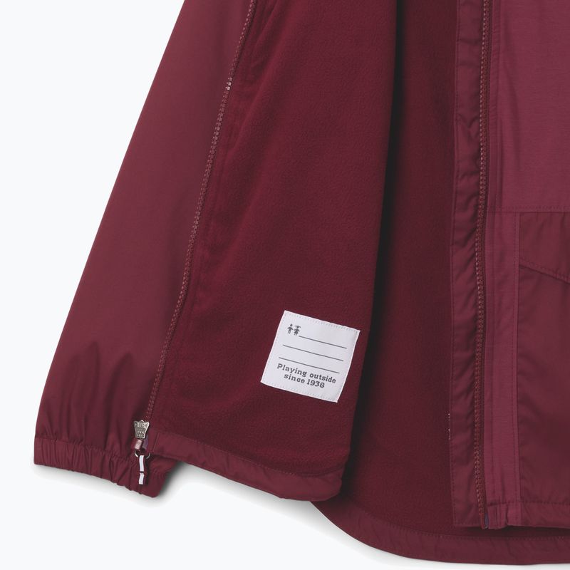 Detská bunda do dažďa Columbia Rainy Trails II Fleece rich wine 3