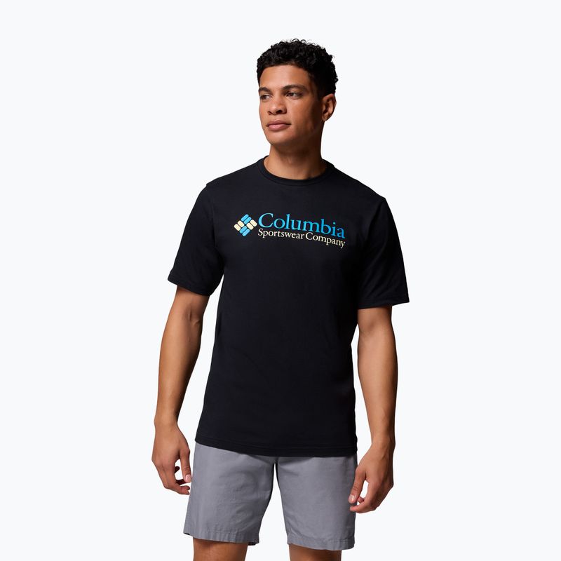 Pánske tričko Columbia CSC Basic logo black/csc retro logo