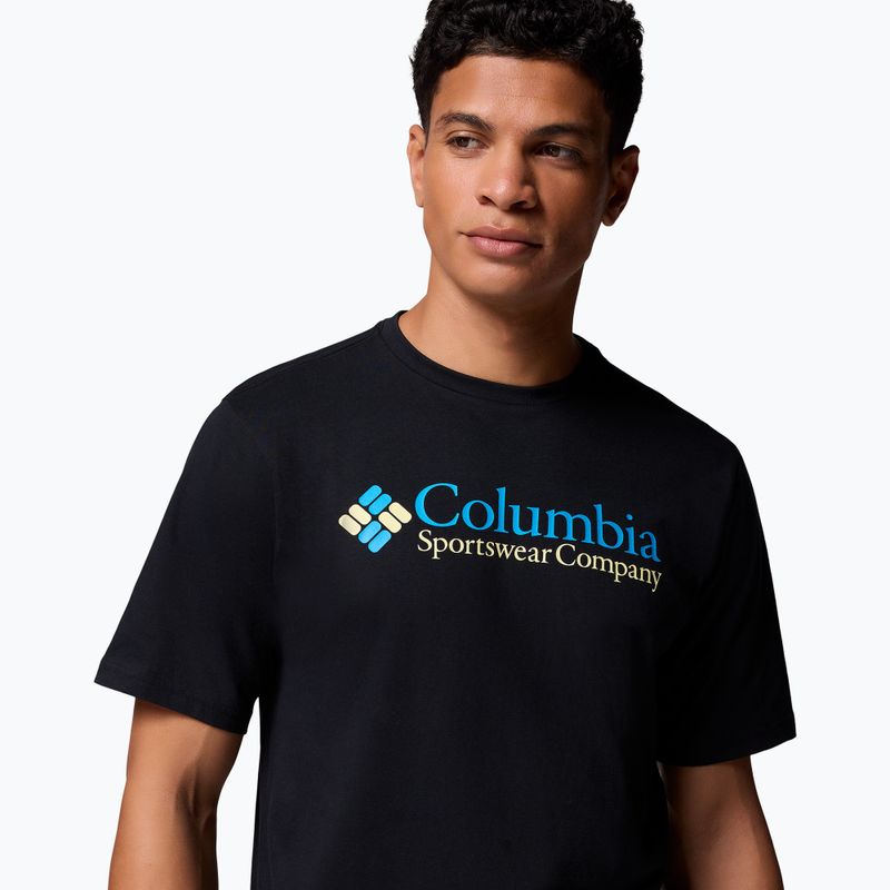 Pánske tričko Columbia CSC Basic logo black/csc retro logo 5