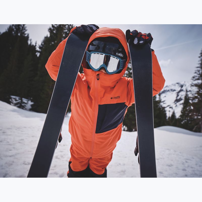 Detská lyžiarska bunda Columbia Holcomb Grove zing/black 6