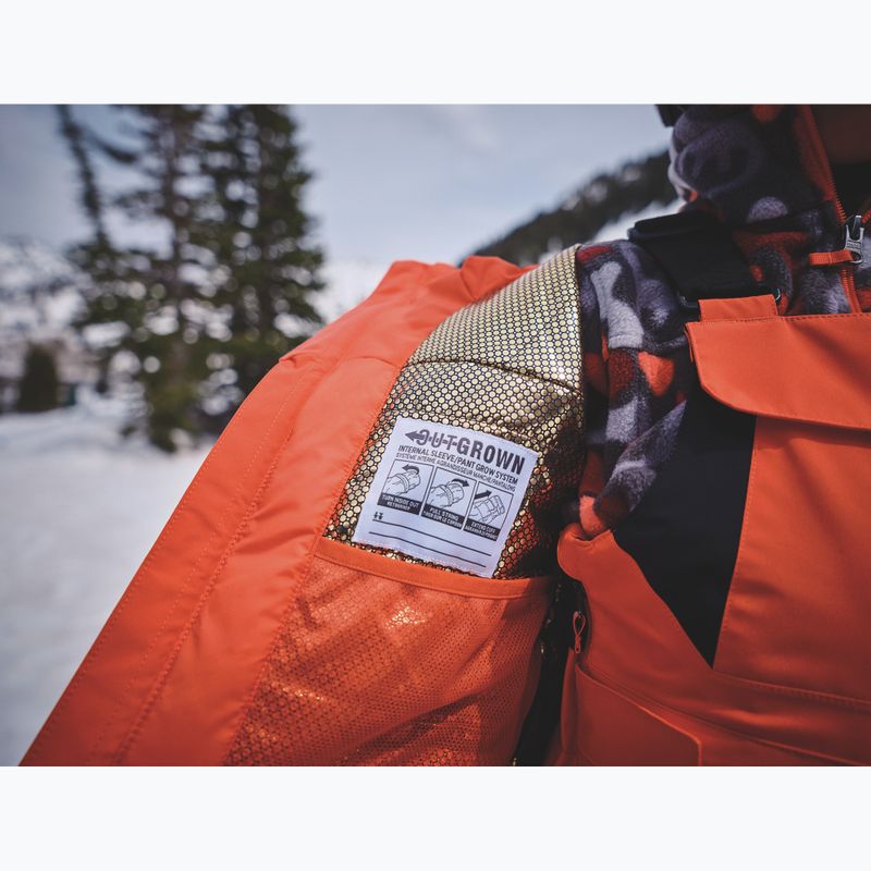 Detská lyžiarska bunda Columbia Holcomb Grove zing/black 11