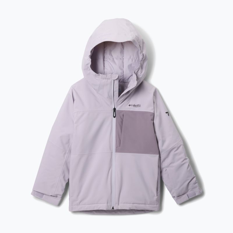 Detská lyžiarska bunda Columbia Holcomb Grove lavender pearl/shale purple 9