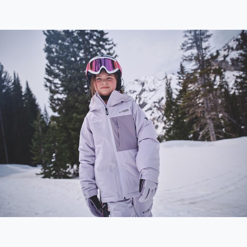 Detská lyžiarska bunda Columbia Holcomb Grove lavender pearl/shale purple 12