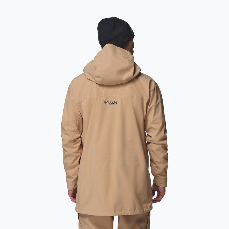 Pánska lyžiarska bunda Columbia Platinum Peak II 3L Shell canoe 3