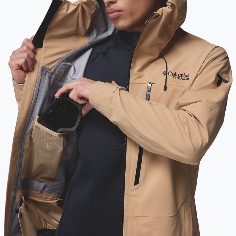 Pánska lyžiarska bunda Columbia Platinum Peak II 3L Shell canoe 12