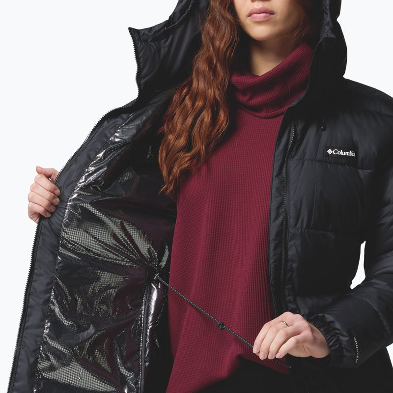 Dámsky zateplený kabát Columbia Pike Lake III Long black 9