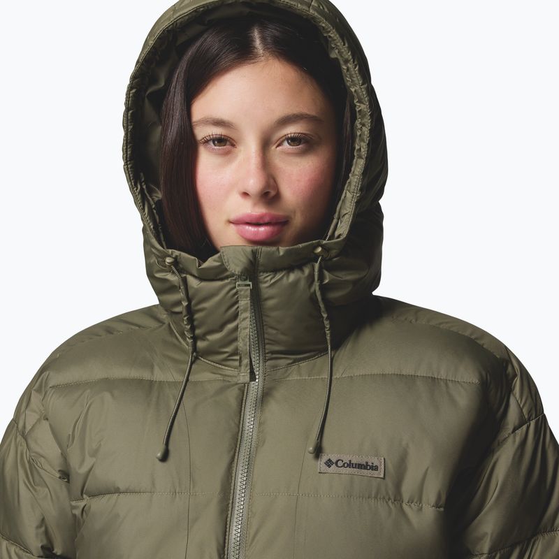 Dámsky zateplený kabát Columbia Pike Lake III Long stone green 6
