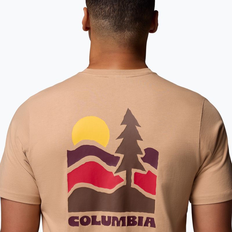 Pánske trekingové tričko Columbia Explorers Canyon Back canoe/get hiked 6