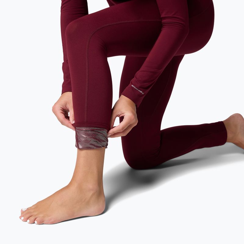 Dámske termo nohavice Columbia Midweight Stretch rich wine 7