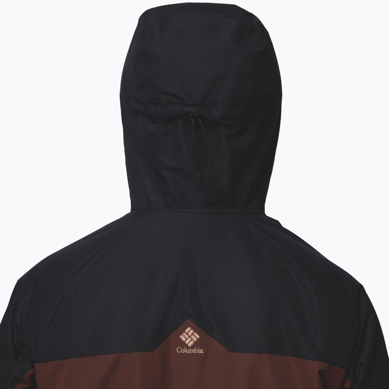 Pánska snowboardová bunda Columbia Coreshot tobacco/black/canoe 5