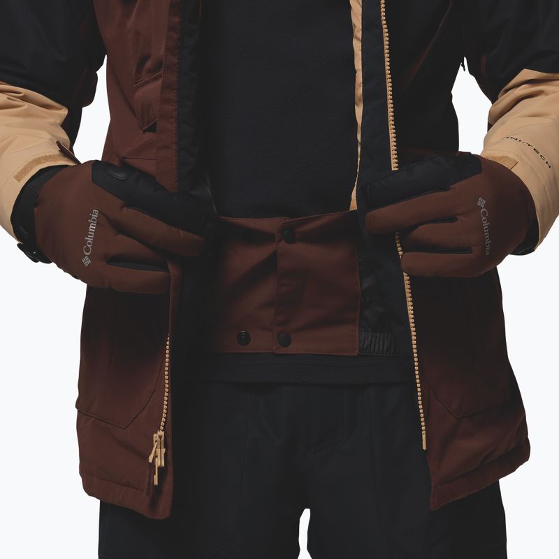 Pánska snowboardová bunda Columbia Coreshot tobacco/black/canoe 12