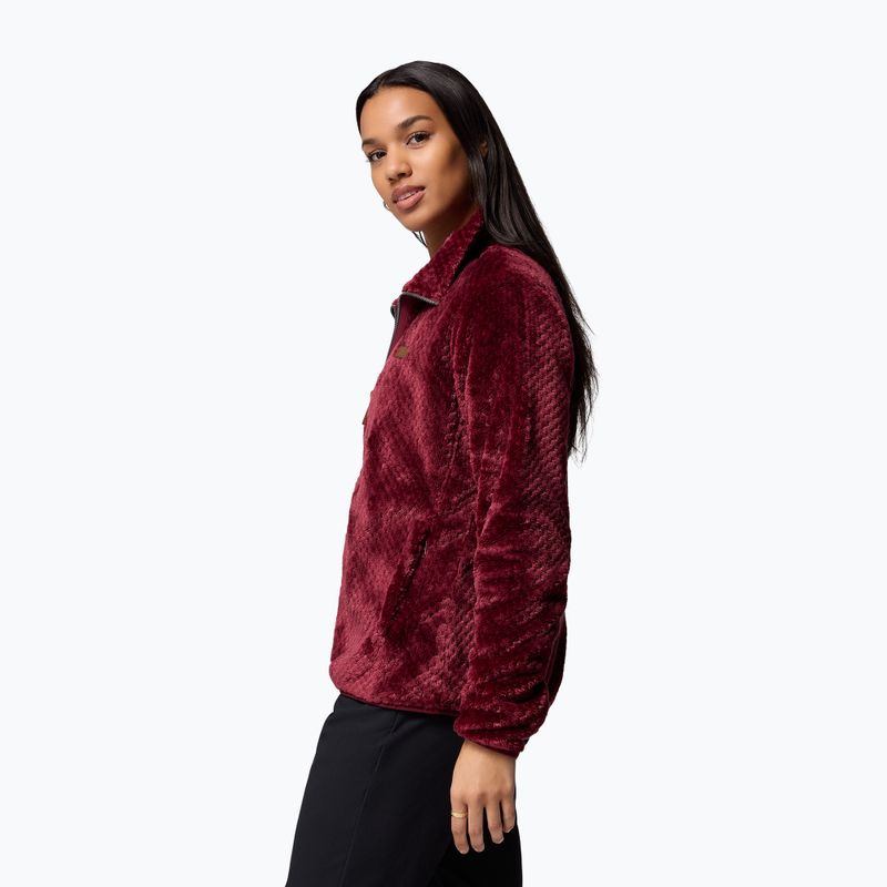 Dámska bunda Columbia Fire Side II Sherpa Full Zip rich wine 5
