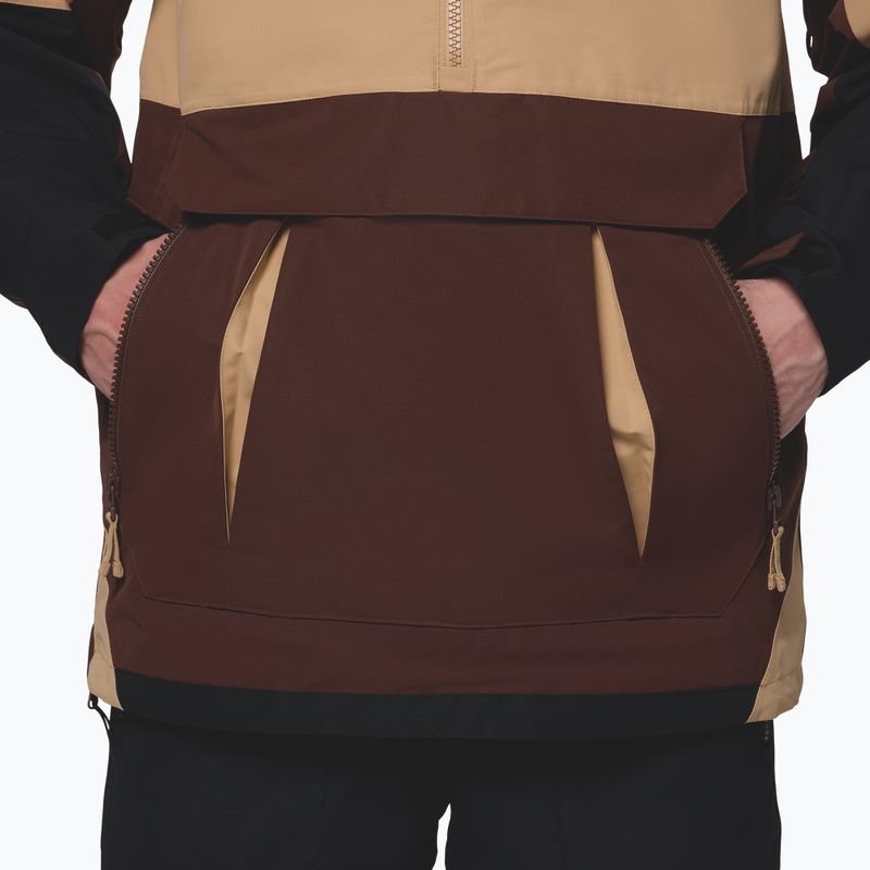 Pánska snowboardová bunda Columbia Coreshot Shell Anorak tobacco/canoe/black 11
