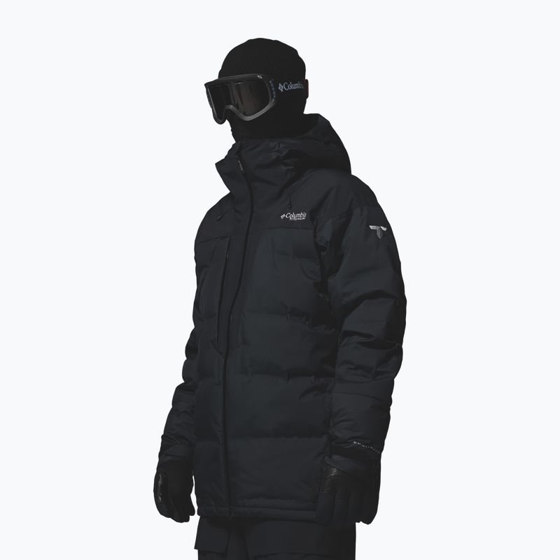 Pánska lyžiarska bunda Columbia Glacier Ridge Down black 4