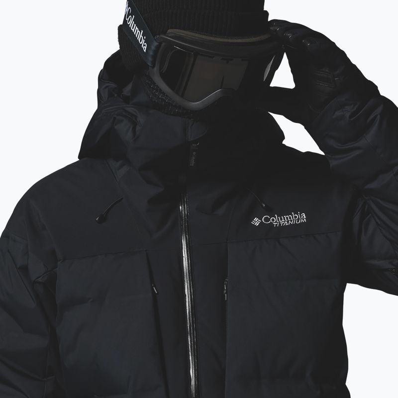 Pánska lyžiarska bunda Columbia Glacier Ridge Down black 5