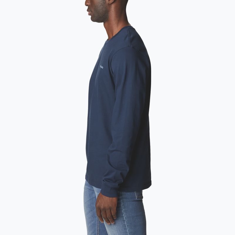 Pánska mikina Columbia Explorers Canyon collegiate navy branded blanket 3