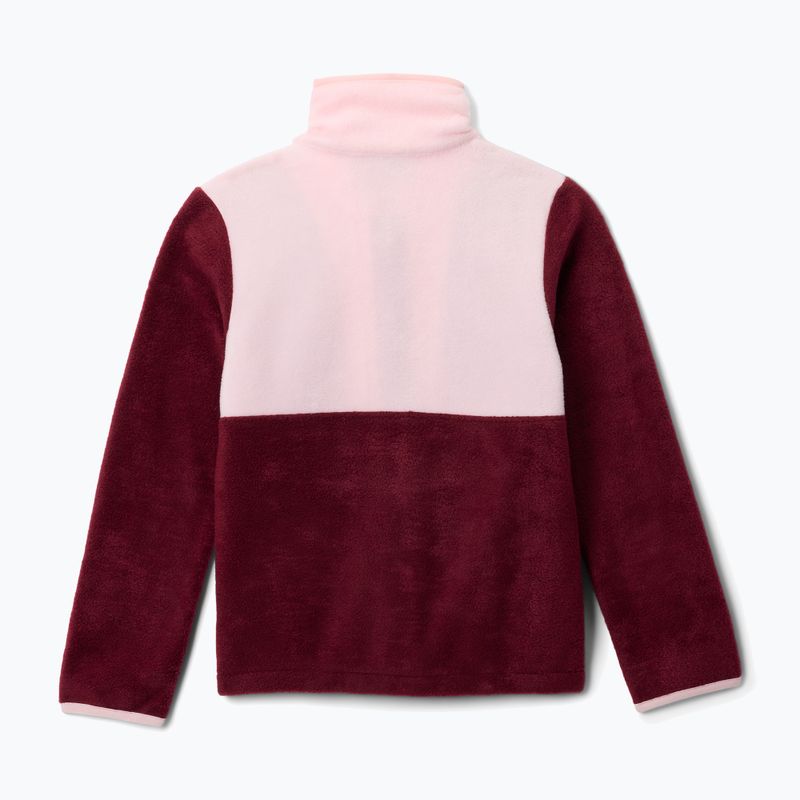 Pánska mikina Columbia Back Bowl II Full Zip rich wine/satin pink 2